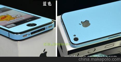 工厂直供 苹果iPhone4S全身仿皮贴与美容贴纸现货图片大全，及深圳市投能电子美容仪介绍
